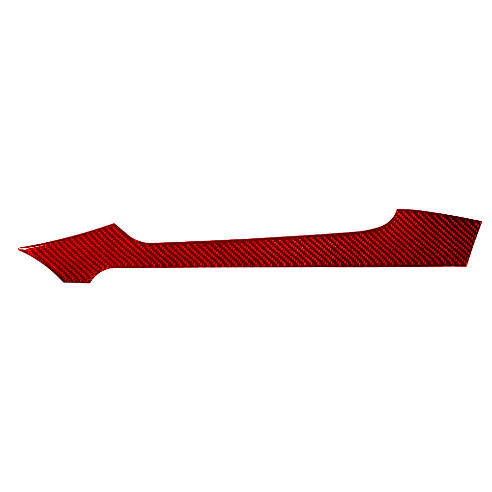 Red Carbon Fiber Window Lift Panel Cover Trim For M-class 2006-11 v