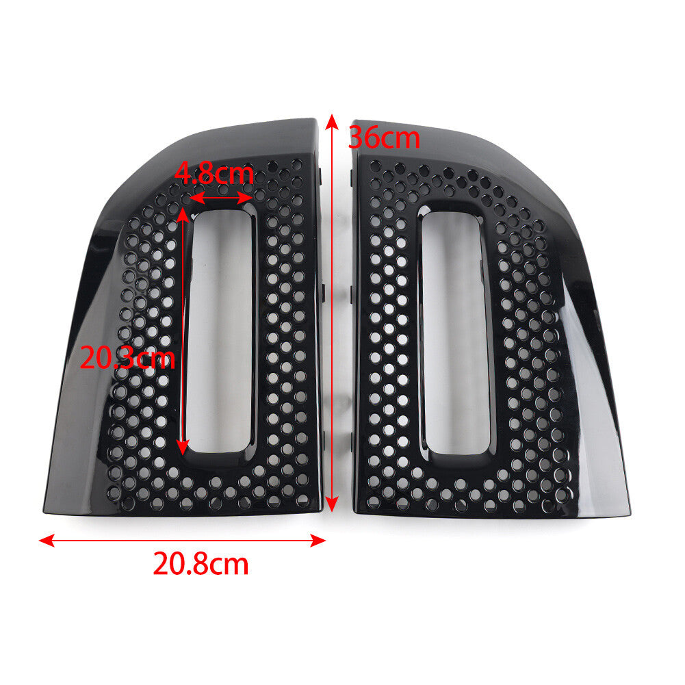 Fog Lights Grill Fog Lamp Frame Bezel Cover for Land Rover for Defender 90 110 130