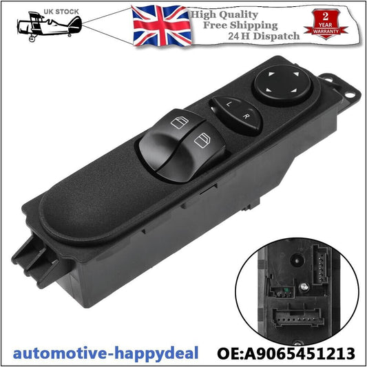 New Master Window Mirror Regulator Control Switch for Mercedes Sprinter W906