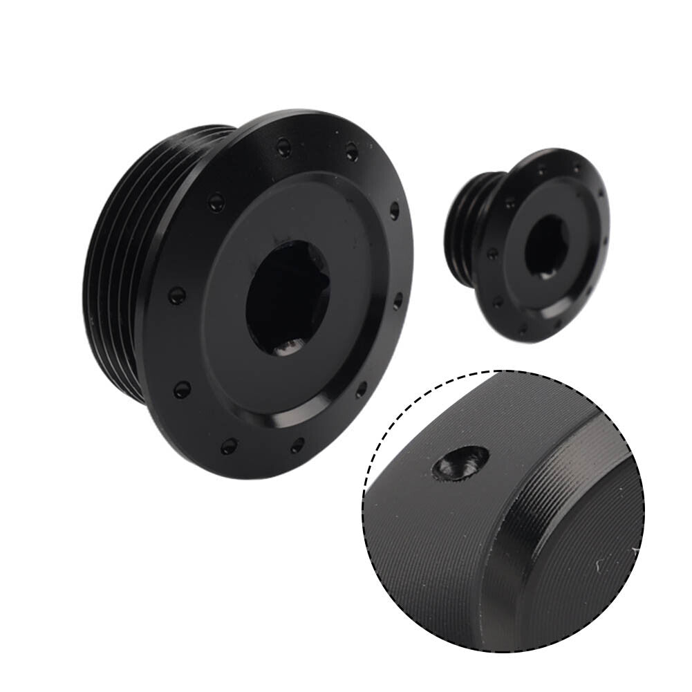 Crankcase Cover Straight Screw Plug Cap Black fit for HONDA CRF250L CRF300 RALLY
