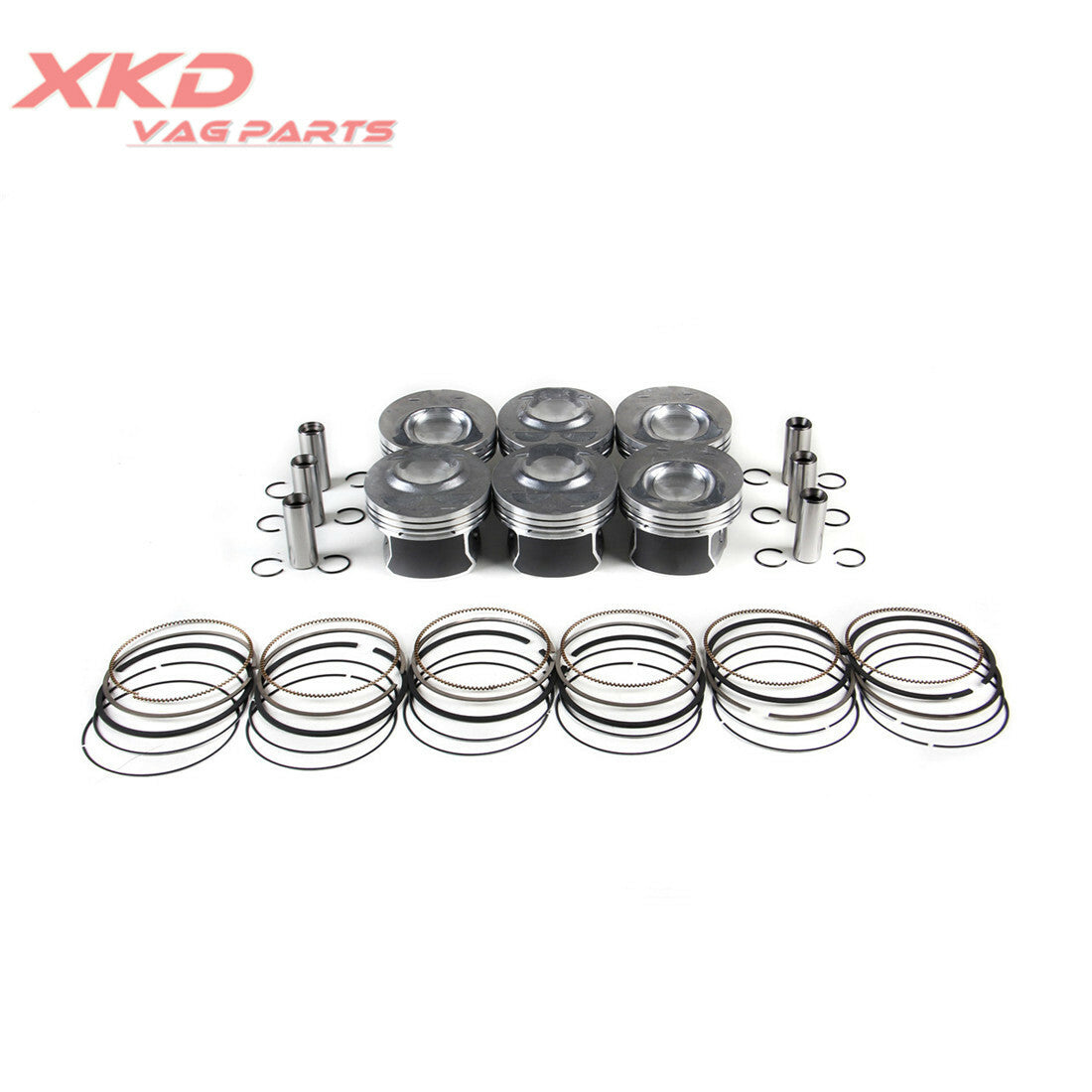 VR6 3.6L Engine Pistons Piston Rings Kit fit for VW Touareg for Audi Q7 03H198151B
