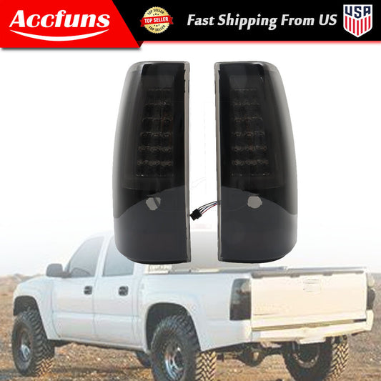 Suitable for 2003-2006 Silverado 1500/2500 models. Taillights: Left taillight + Right LED. n