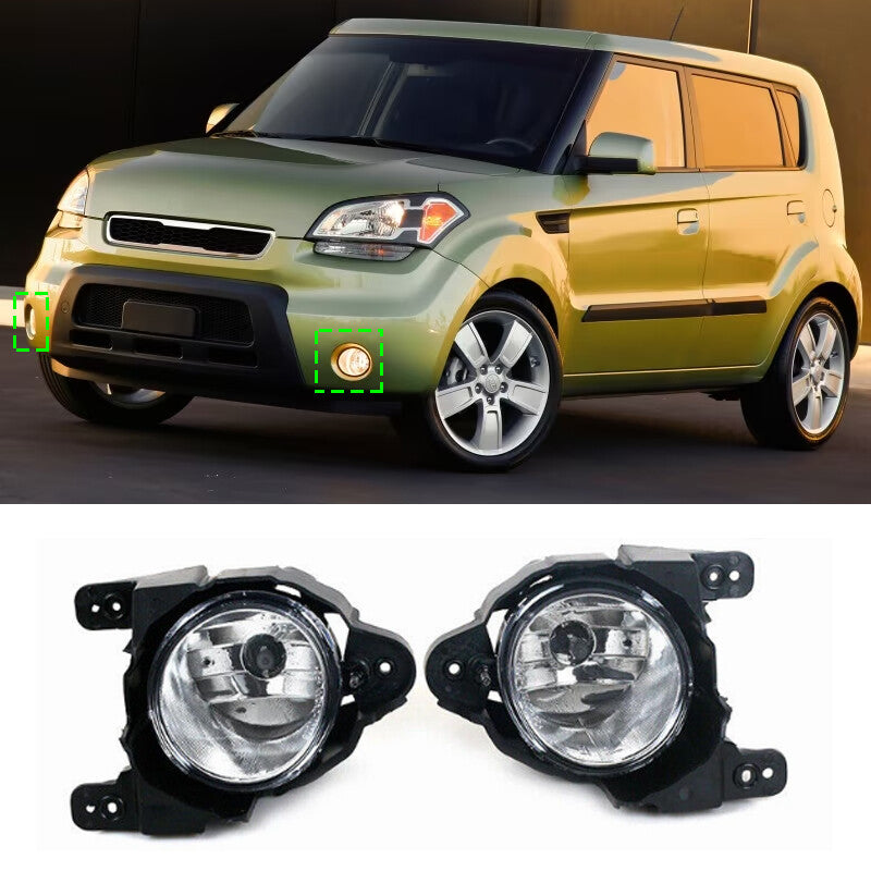 Pair For 2010 2011 2012-2013 for KIA Soul Front Bumper Fog Lamp Driving Lamp LHRH