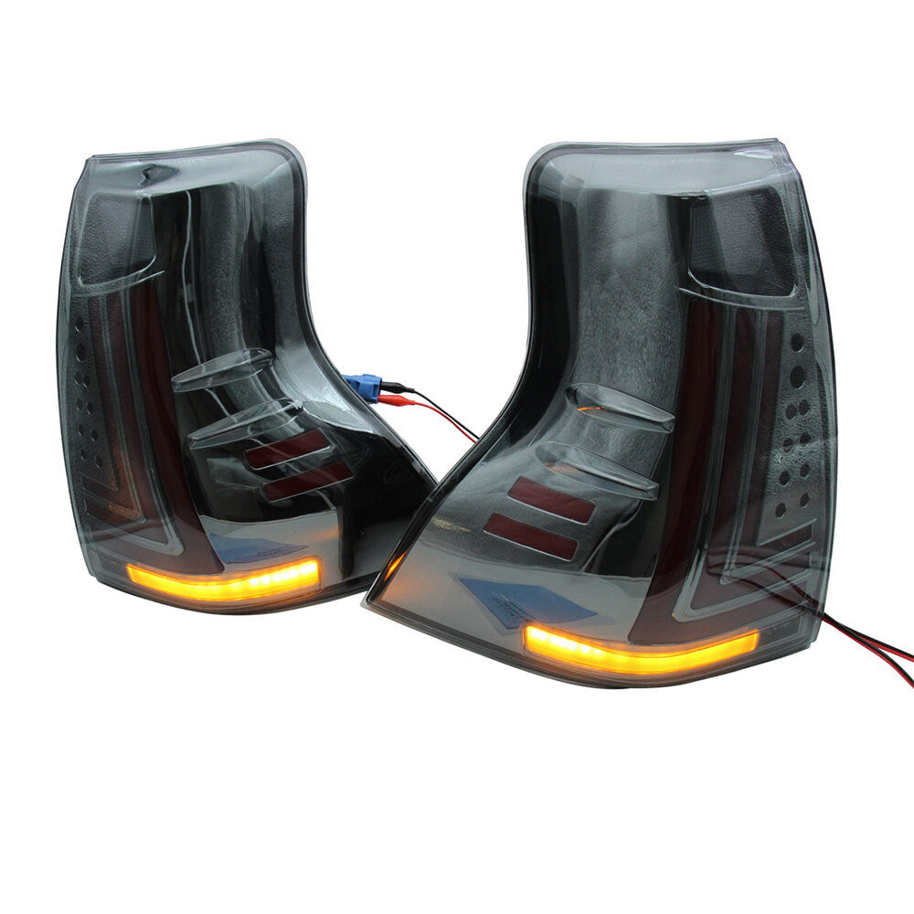 Smoked LED Tail Lights Sequential Replace Rear Lamp Fit for Toyota Prado 2010-2020