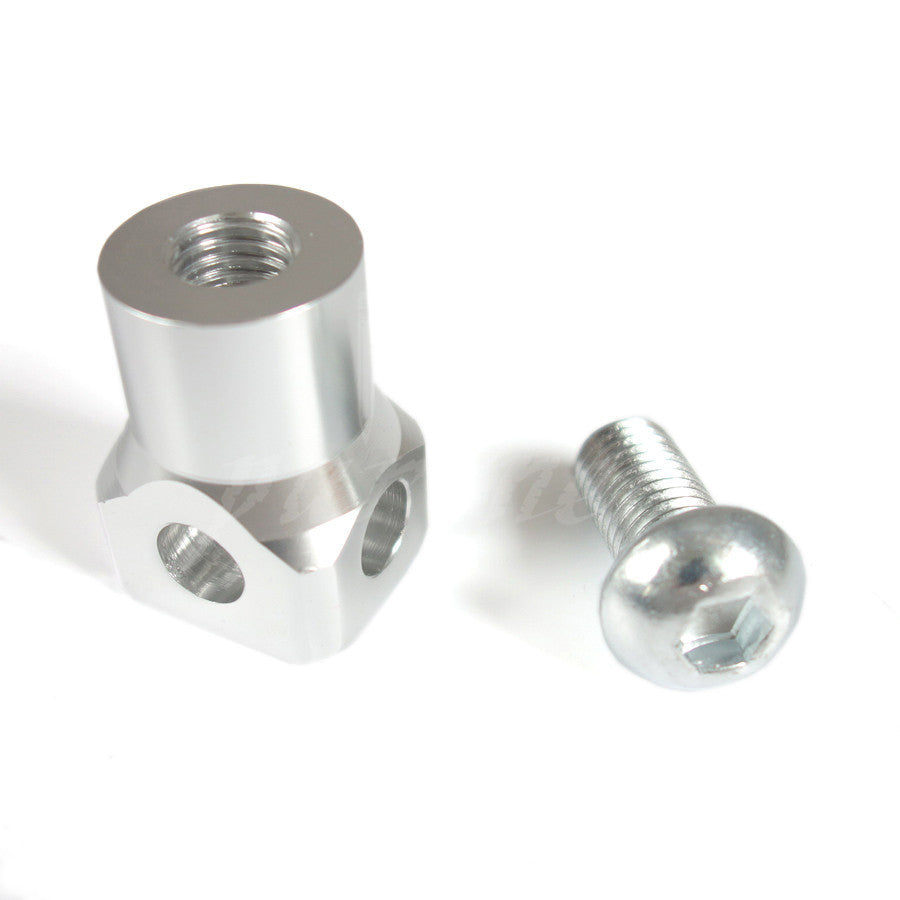 Bottom Mount Motorcycle Headlight Light Bracket Holder Cruiser Chopper Custom Q