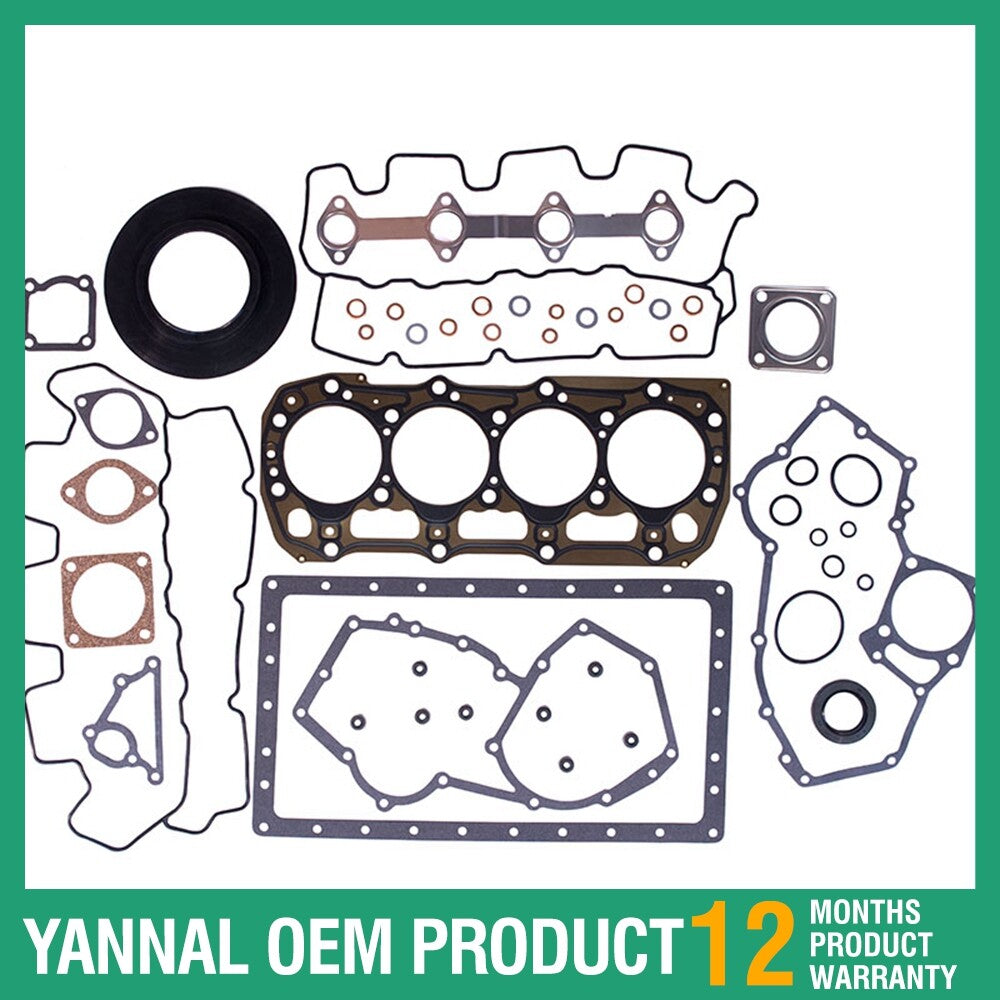 One complete gasket kit with head gasket for Caterpillar CAT 3024, 3024C, and 3024T engines.