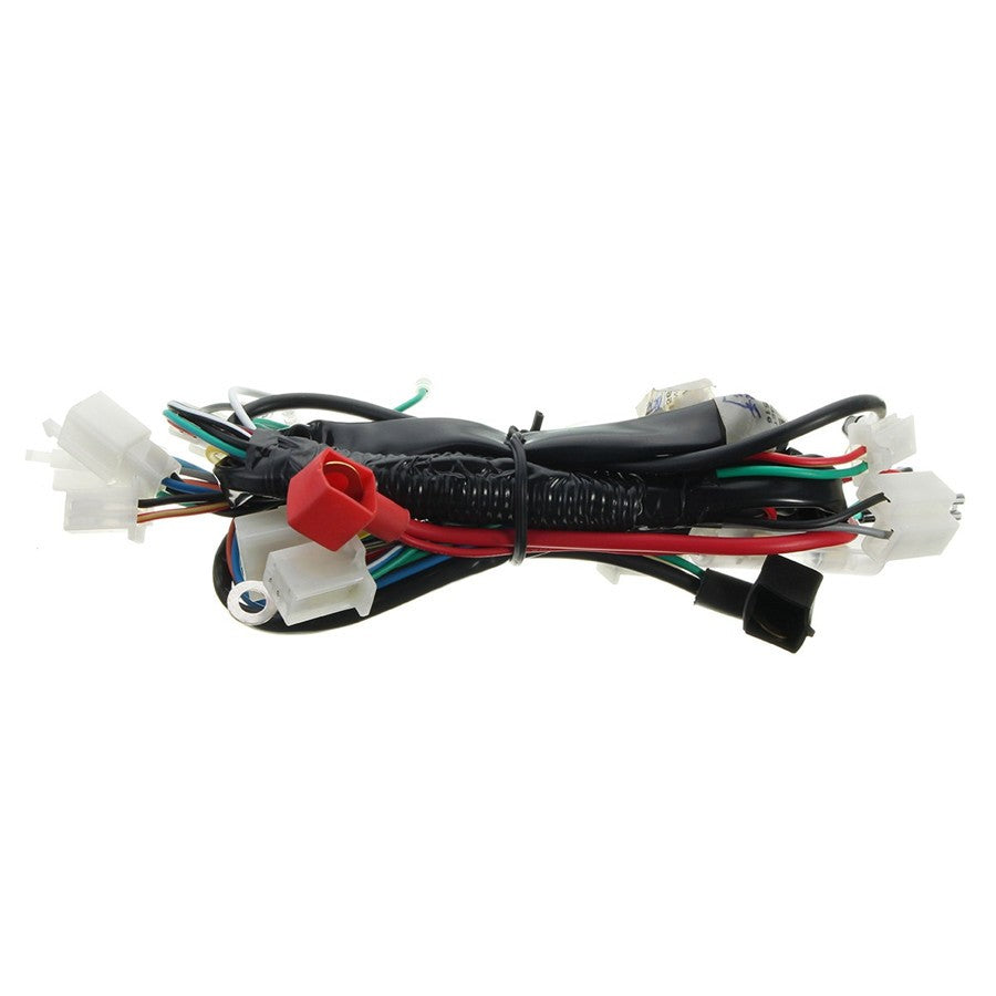 Motorcycle Wiring Machine Electric Start Wiring Loom Harness For Pit Bike ATV Q