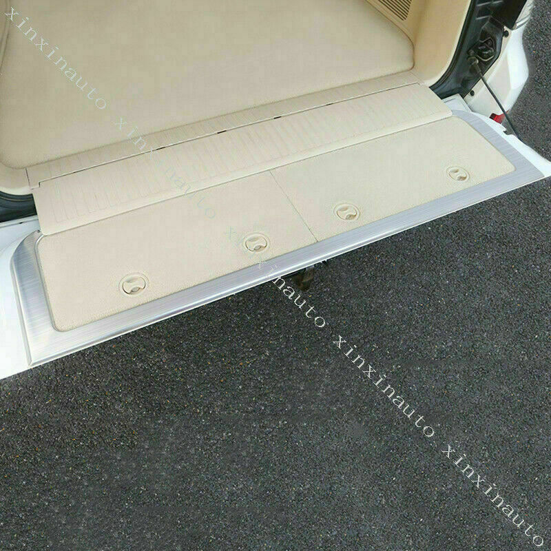 Silver Rear Trunk Tailgate Frame Molding Cover for Toyota for Land Cruiser 2008-2021