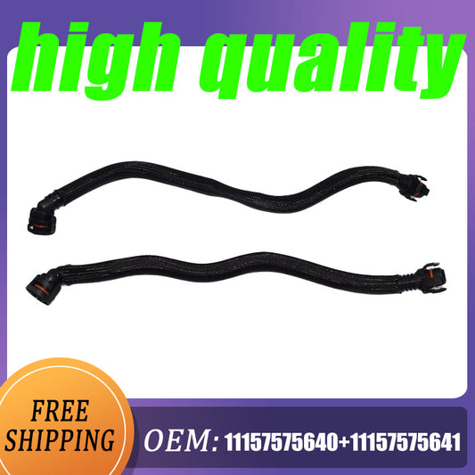 2-piece crankcase breather hose set suitable for 2011-2013 for BMW 550i, 650i, 750i, X5, X6