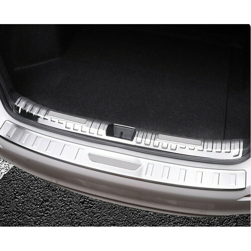 for Honda for Civic 2022-2023 Silver Rear Bumper Guard Sill Scuff Plate Cover Trim2