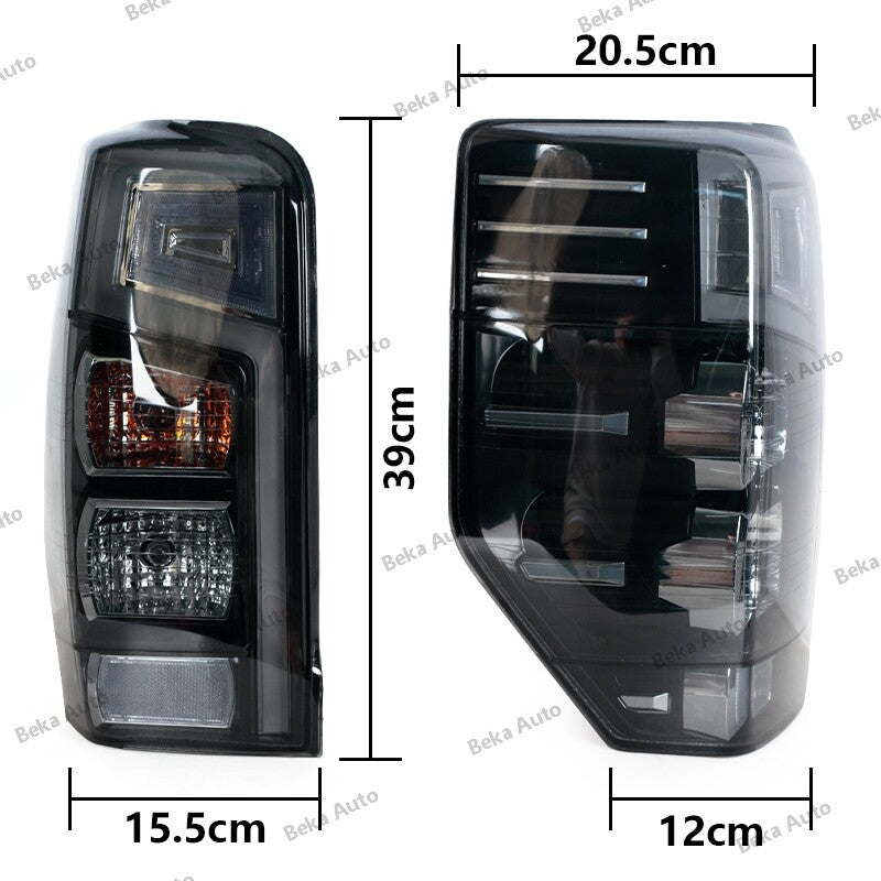 Smoke-colored right-hand rear taillight and brake light for Mitsubishi L200 Triton 2019 - 2020