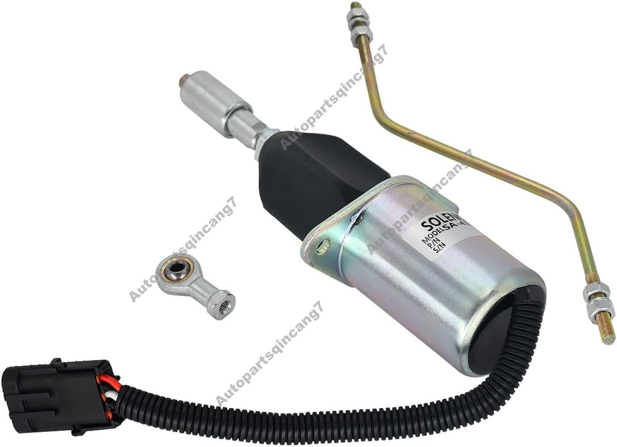 12V Fuel Shutoff Solenoid Valve 3935458 SA-4763-12 for 8.3L 5.9L Engine