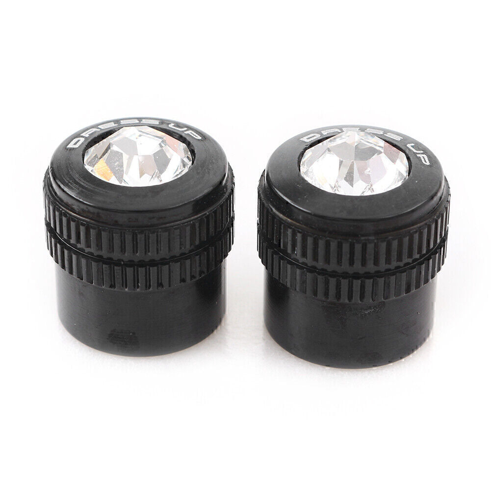 Car Auto Wheel Tire Tyre Valve Stem Air Dust Caps Cover Accessories Black po Q