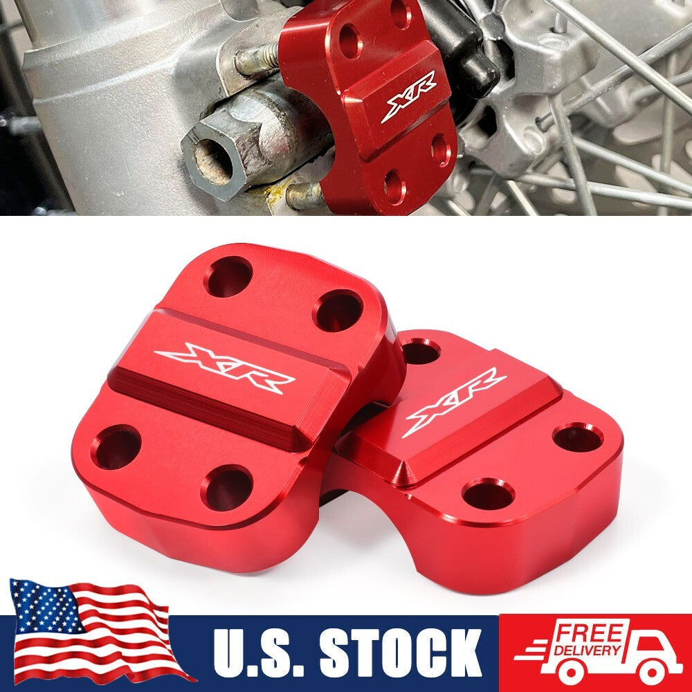 2PCS Right CNC Front Fork Axle Holder Clamp for HONDA XR600R XR650L 1993-2022 Q