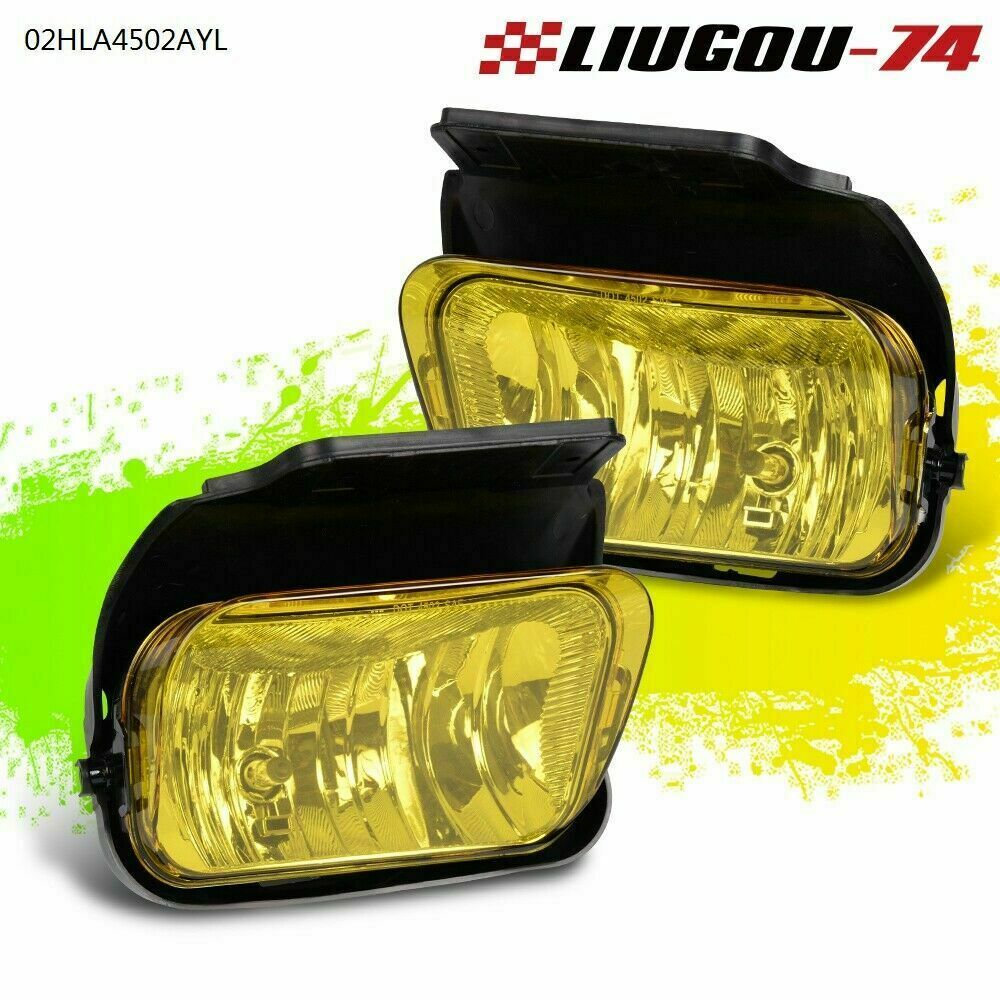 Yellow Anti-collision Fog Light with Bulb Fits 2003-06 for Silverado Avalanche - v