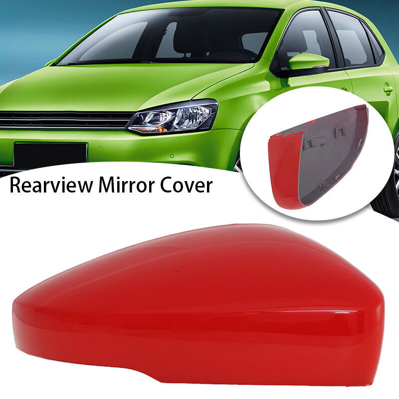 Right passenger's side door wing mirror cover cap for VW Polo MK5 2009-17 Q