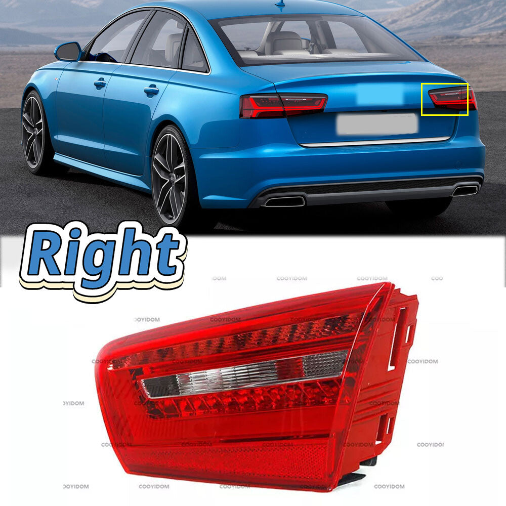 Right Rear LED Inner Tail Lamp Warning Light Passenger for Audi A6 C7 2010-2016 v