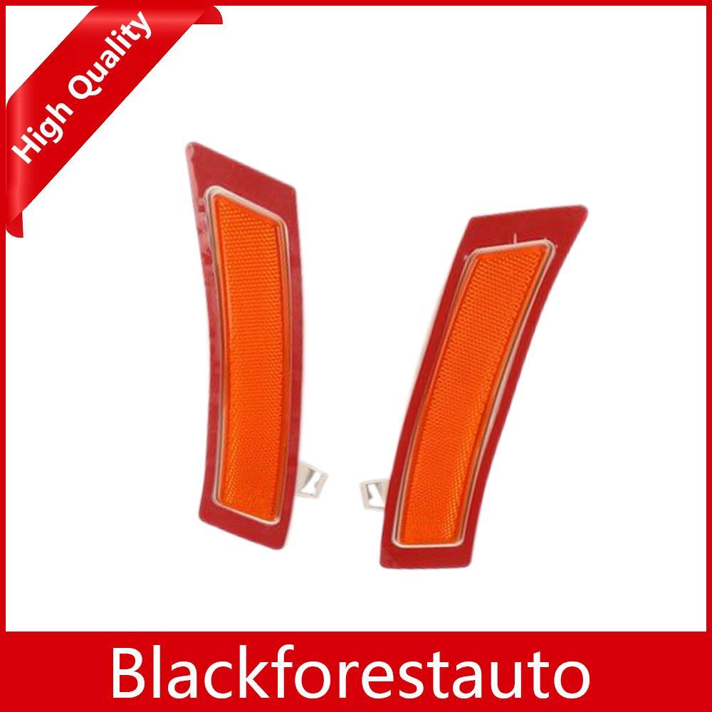 1 Pair Front Bumper Marker Cover Reflector for BMW for X5 E70 35ix 35dx 50ix 2011-13 Q