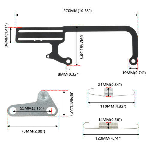 304147 For 700R4 Transmissions Throttle Carburetor Cable Mount Bracket EZ-EFI Q