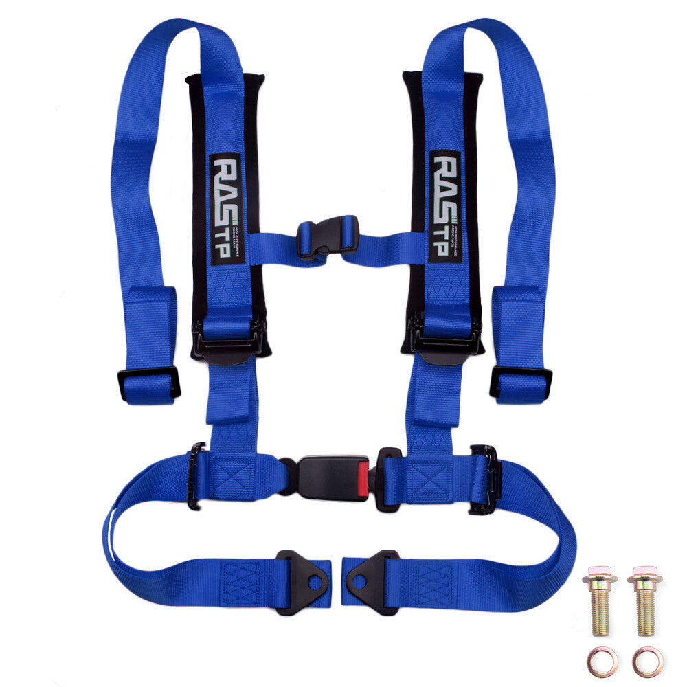 2â€?Racing 4 Point Universal Vehicle Auto Car for Seat Belt Buckle Harness Q