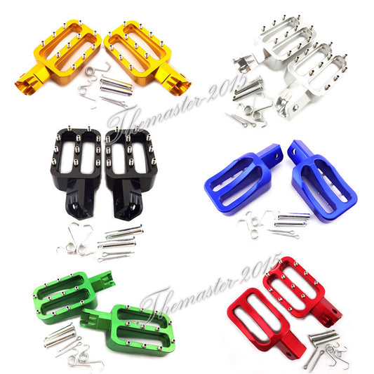 CNC Foot pegs For Chinese 50cc-160cc CRF XR KLX TTR SSR Thumpstar Pit Dirt Bike Q