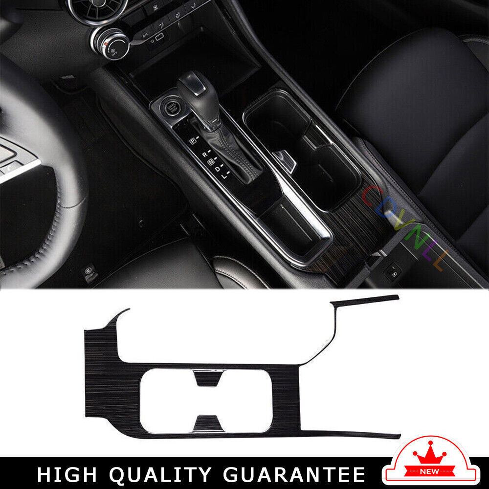 Console Gear Shift Water Cup Panel 1 for Nissan Sentra 2020-2022 Black Titanium