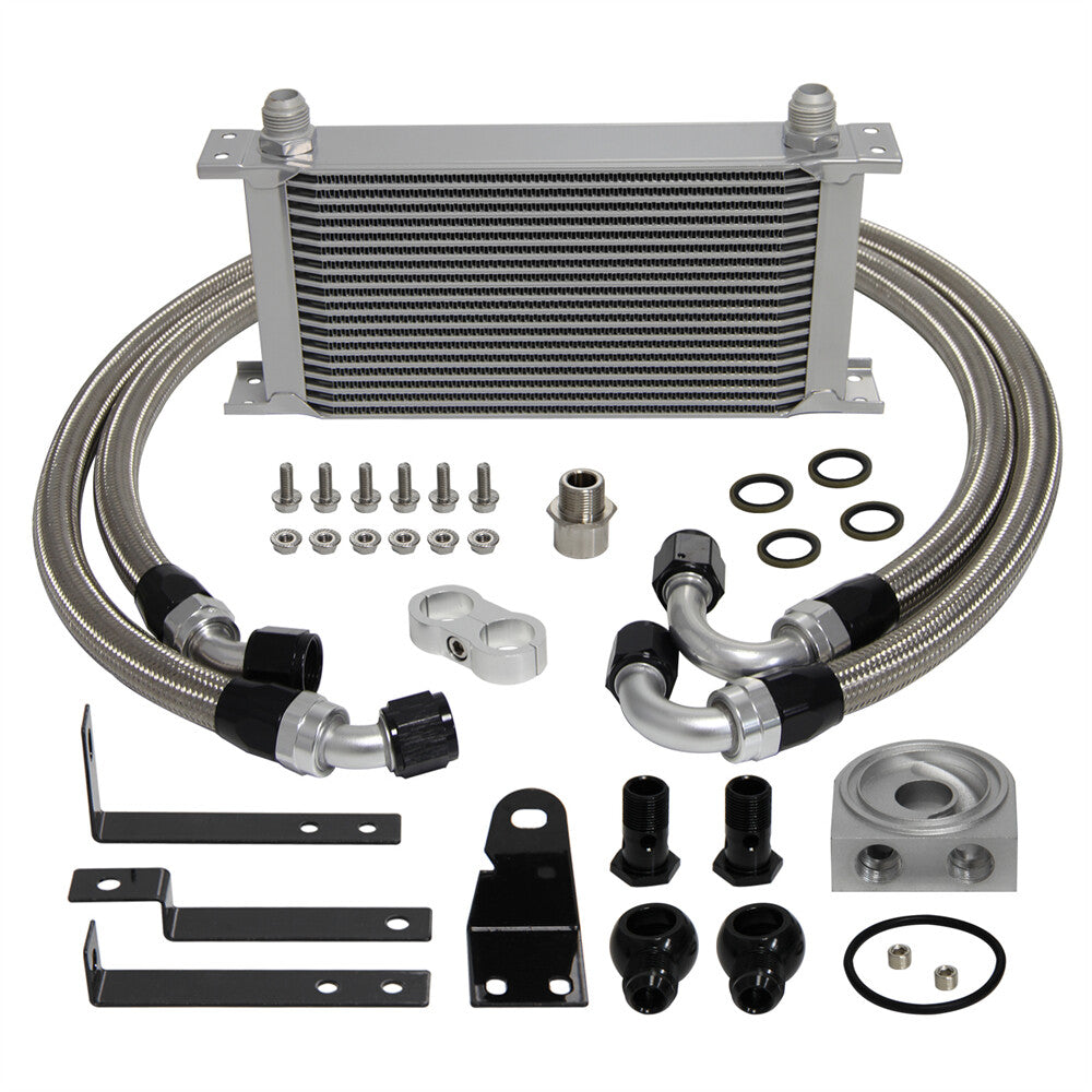 19 Row Bolt On Oil Cooler Kit for Honda S2000 F20C F22C AP1 AP2 Engine 00-09 SL