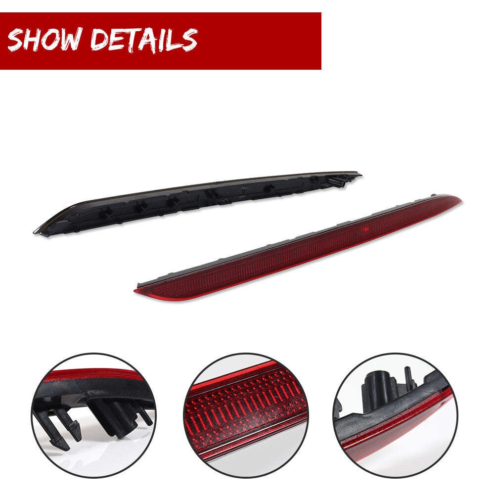 Suitable for 2021, 2022, 2023 for Kia K5 red rear bumper reflector decorative cover left and right sets- v