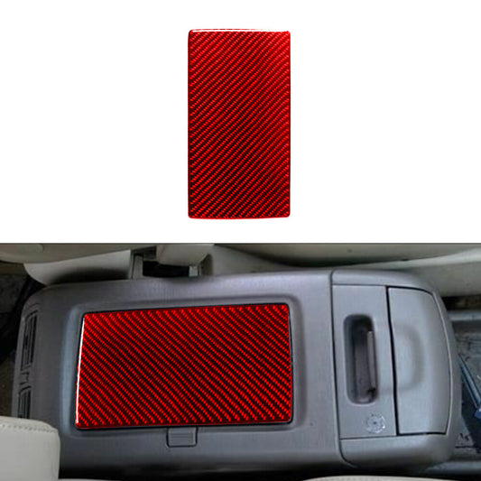 4X Red Center Vent TYP-B 4WD Trim Cover Carbon Fiber For Tacoma 2012-2015 v