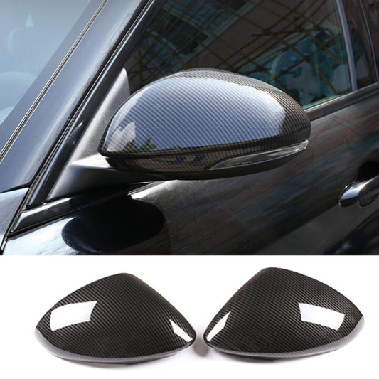 Carbon Fiber ABS Side Rearview Mirror Caps Cover for Alfa Romeo Giulia 2017-2022