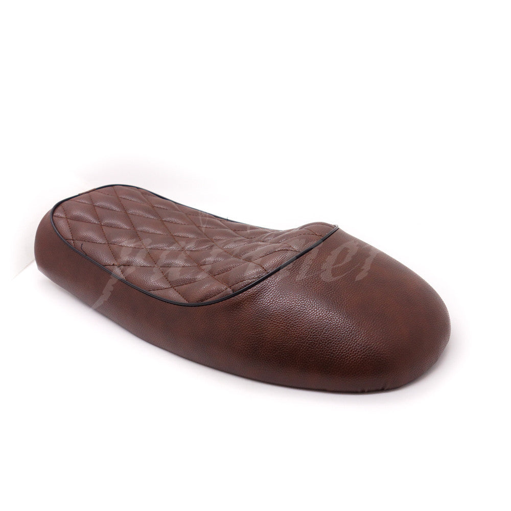 Brown Diamond Hump Custom Cafe Racer for Seat Vintage Saddle for Honda CB350/450/750 Q