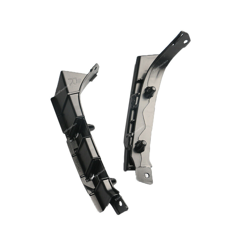 1Pair ABS Black Right+Left Side Bumper Cover Guide Front Fits for BMW for X5 2003-06 Q