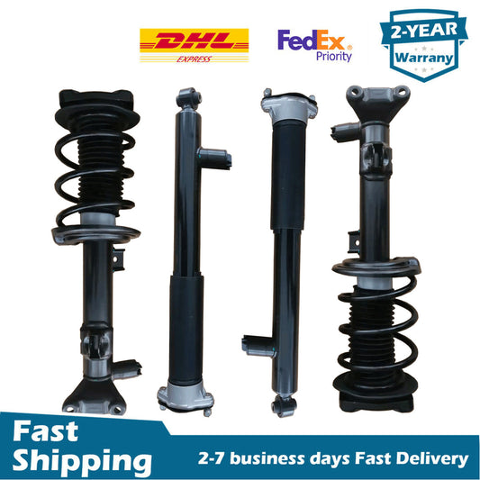 Fit for Mercedes E200 E320 E350 C250 C350 4PCS Front Rear Shock Struts ADS 204320303