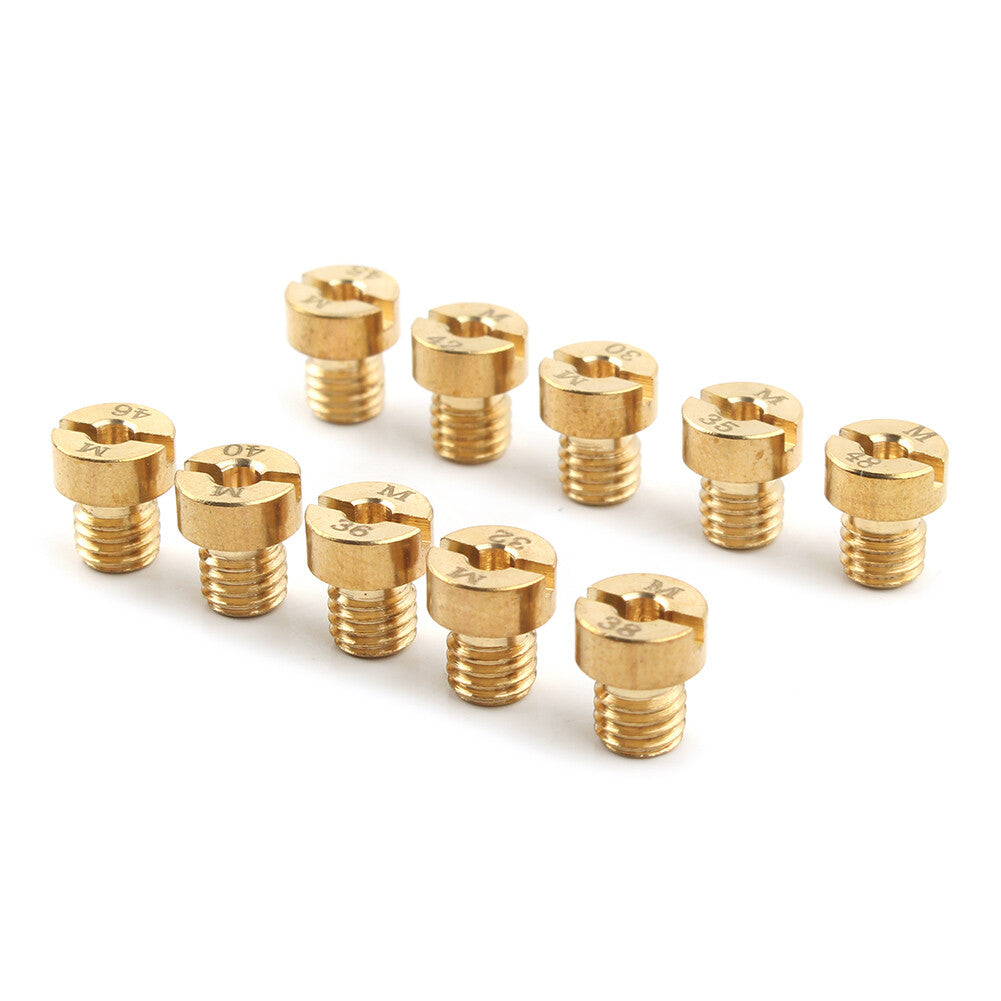 10x M5 Main jet For Dellorto Carburetor SHA SHB UA UB PHBG VHB-CS VHBT-CS #50-68 Q
