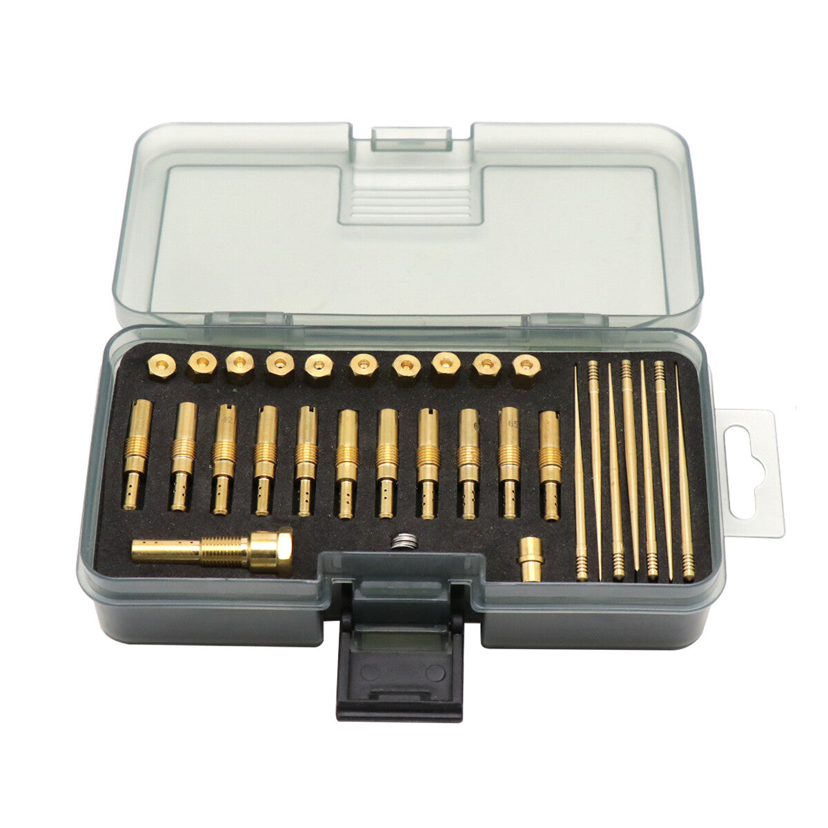 PE 26-28 21-34 Carburetor 18 Holes Repair Kit Slow Jet Needle Holder Atomiser Q