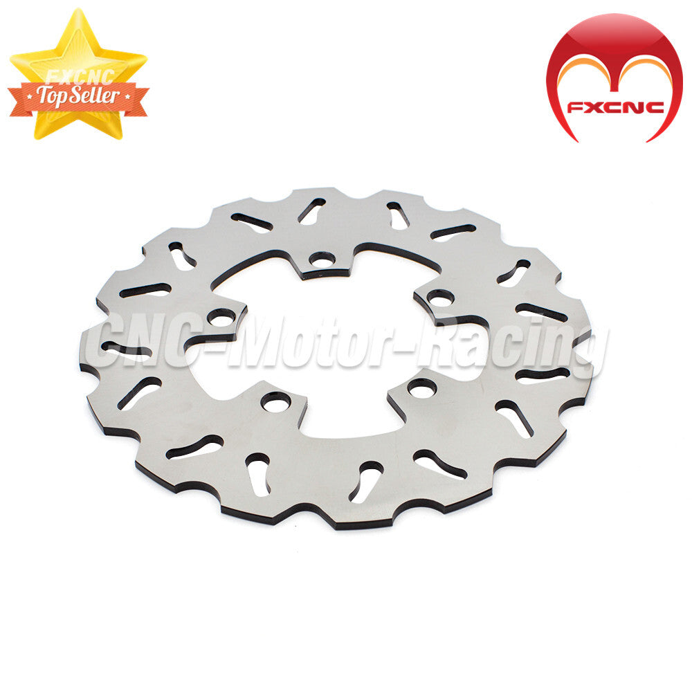 CNC silver-iron rear disc brake rotor suitable for YZF R15 2015 2016 2017 2019-2021