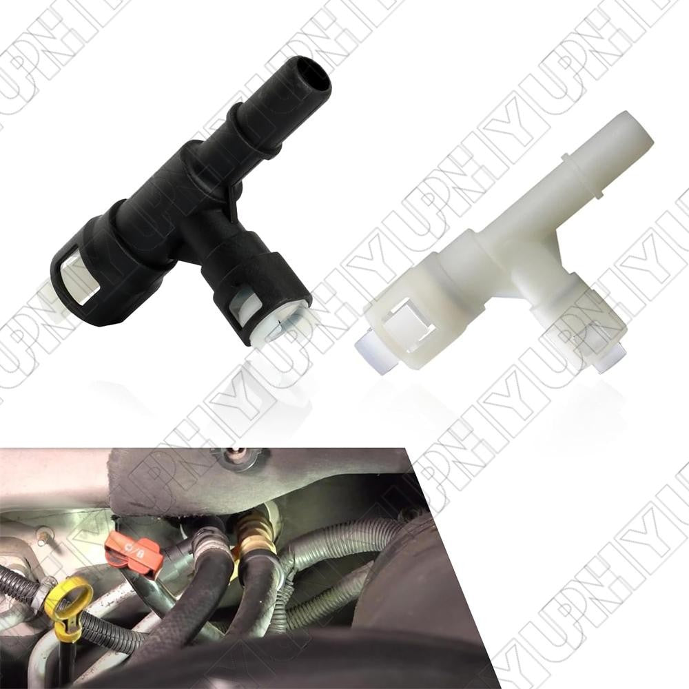 2Pcs For 00-14 for Chevrolet Tahoe for Cadillac for Escalade Heater Inlet Hose Tee Connector Q