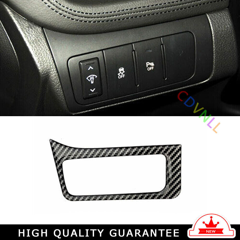 Function Control Button Frame Trim for Kia K5 Optima 2011-2015 Real Carbon Fiber