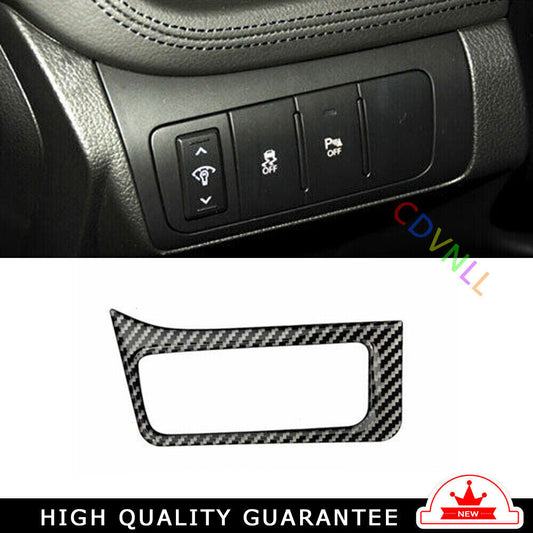Function Control Button Frame Trim for Kia K5 Optima 2011-2015 Real Carbon Fiber