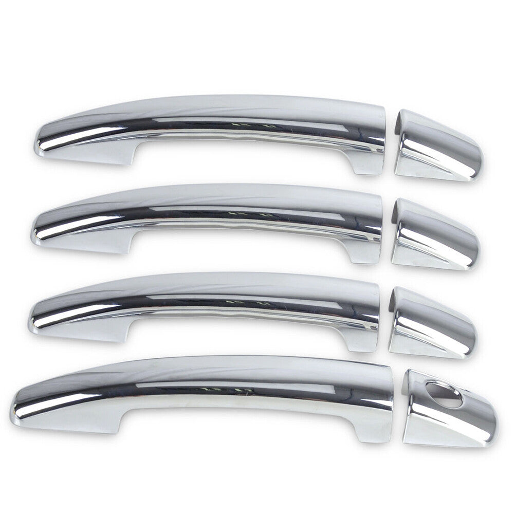 4pcs Door Handle Cover Chrome Trim Case Fits for Peugeot 207 308 407 2006 for Citroen for C4