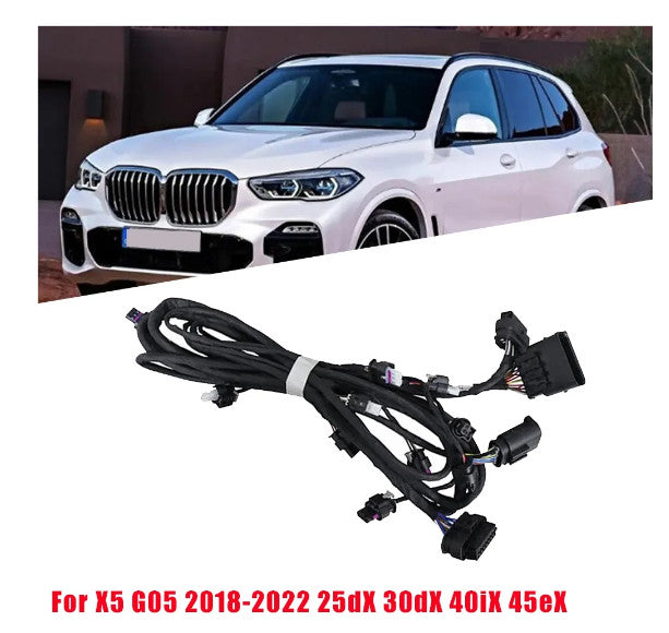 One new front bumper parking sensor wiring harness for X5 G05 30iX 40iX- n