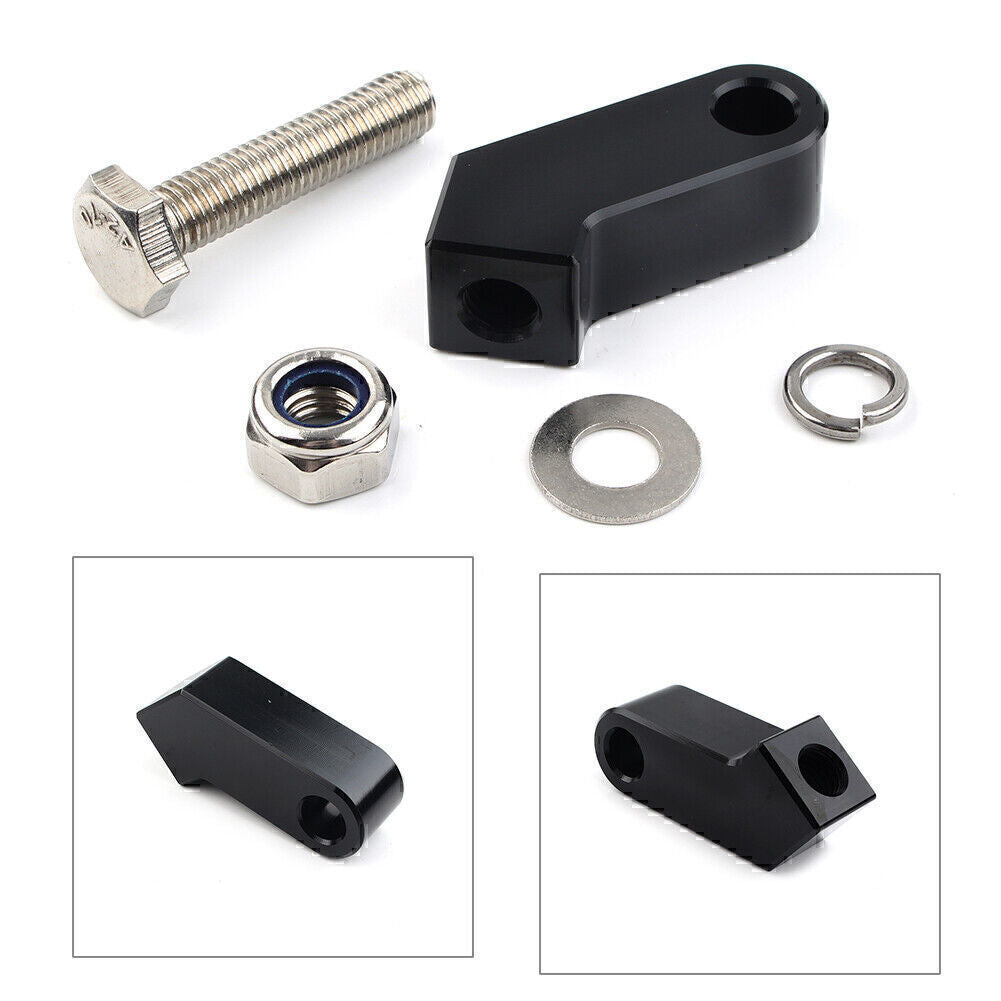 Fit for Harley Custom Headlight Mounting Block Mount Bracket Headlight Black motor Q