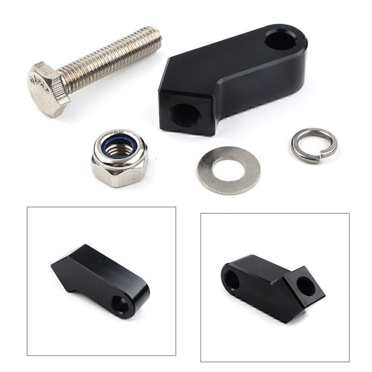 Fit for Harley Custom Headlight Mounting Block Mount Bracket Headlight Black motor Q