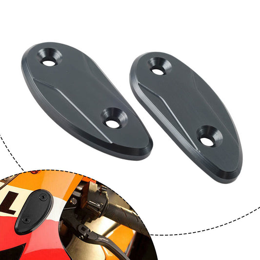 Rearview Mirror Block Off Base Plates for Honda CBR1000RR 2008-2017