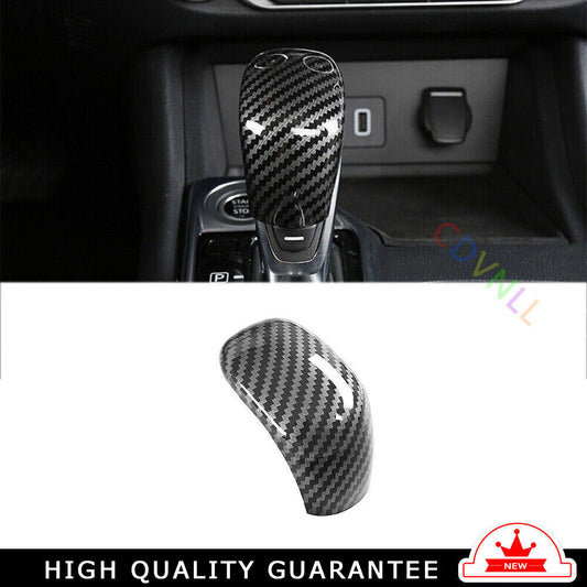 Gear Shift Knob Head Cover Trim for Nissan Sylphy Sentra 2020-2022 Carbon Fiber