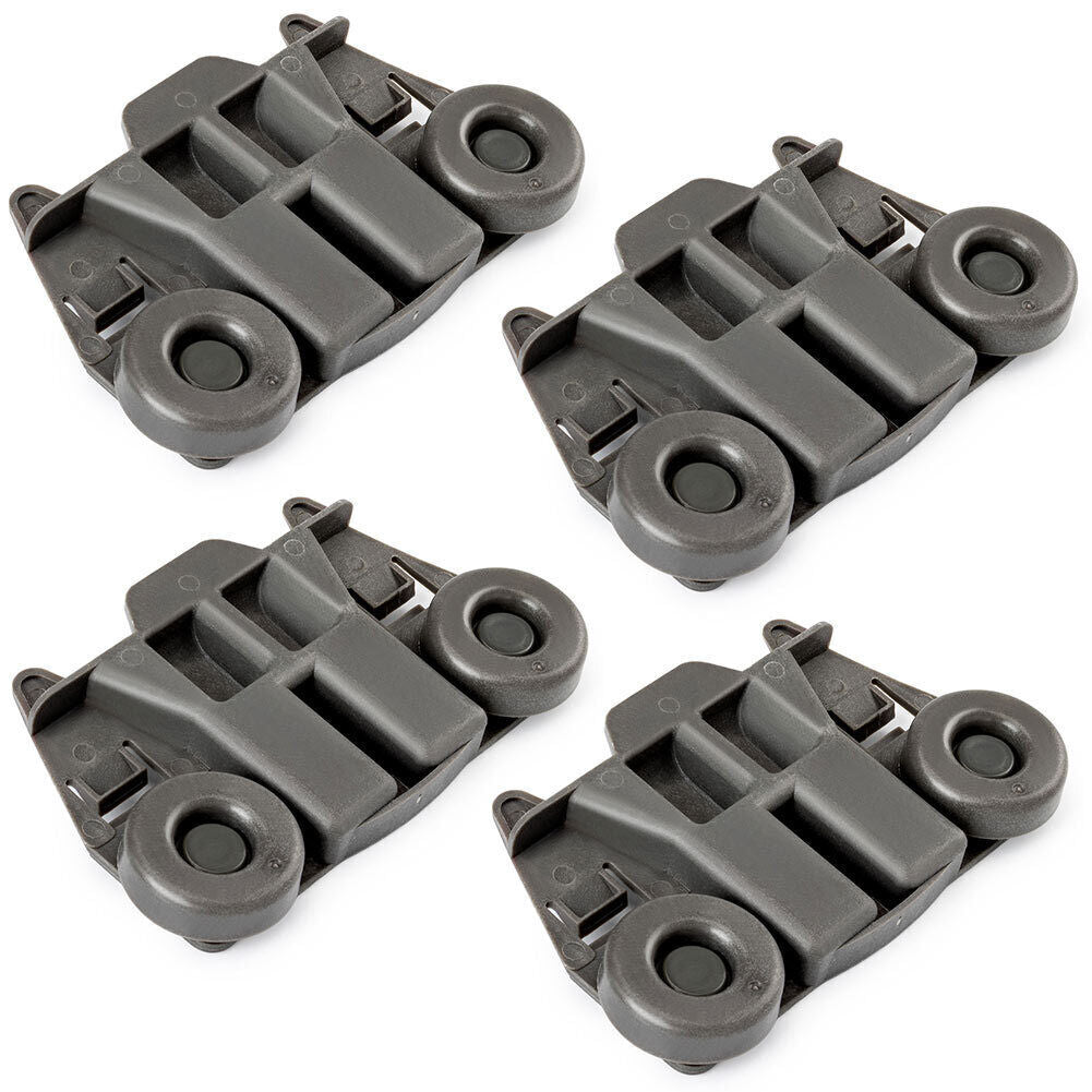 4X Dishwasher Dishrack Wheels Lower Rack For Kenmore KitchenAid Maytag W10195417 Q