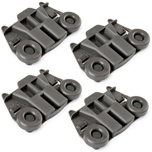 4X Dishwasher Dishrack Wheels Lower Rack For Kenmore KitchenAid Maytag W10195417 Q