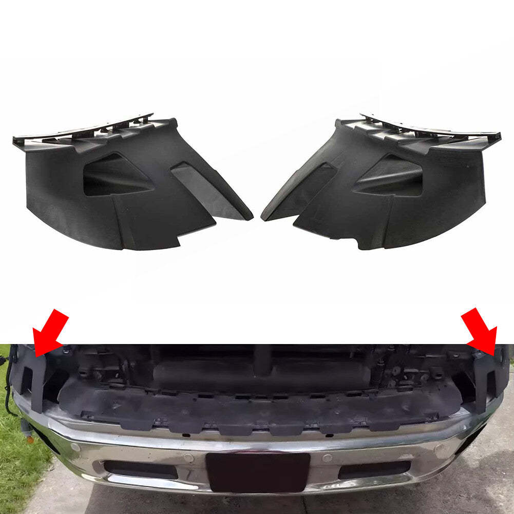 2x Front Bumper Support Bracket for Ram 1500 Classic Black 2013-2019 2018 2017