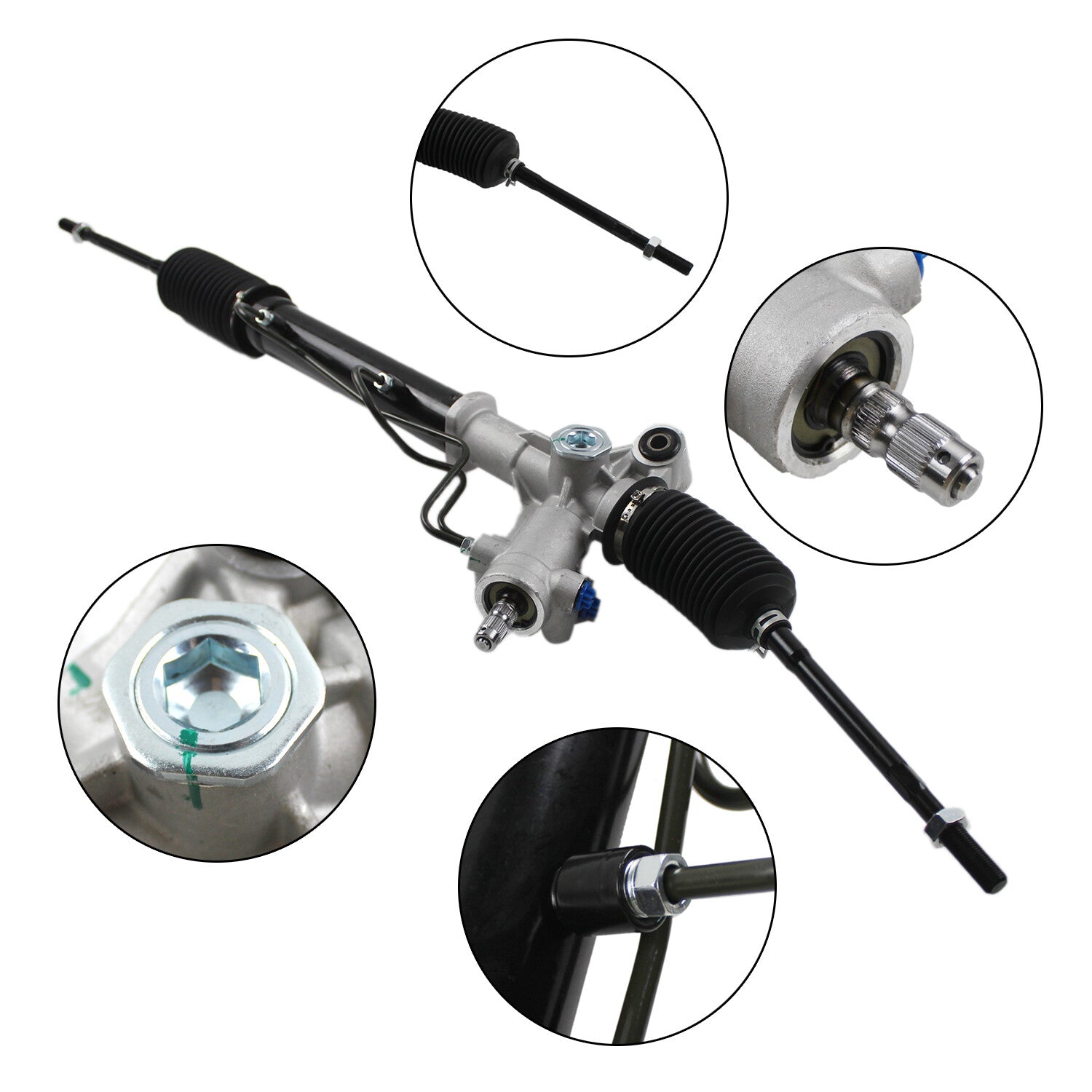 Complete Power Steering Rack  Pinion Assembly for 2001 2002 2003 for Toyota RAV4