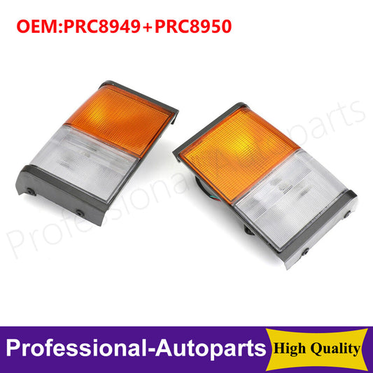 Front Left+Right Turn Signal Corner Lamps for Land Rover for Range Rover Classic Q